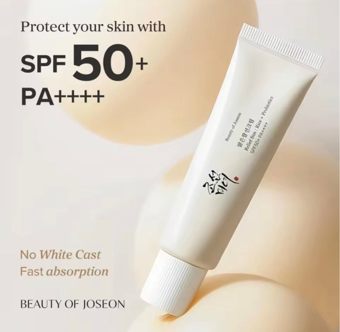 Beauty of Joseon Relief Sun: Rice + Probiotics SPF50+ PA++++ (50ml)