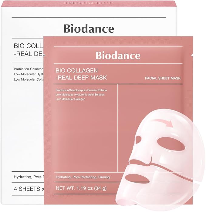 BIODANCE Bio-Collagen Real Deep Mask, Hydrogel Mask (34g x 4pcs)