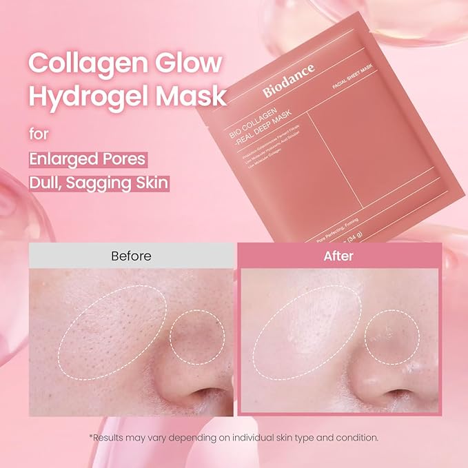 BIODANCE Bio-Collagen Real Deep Mask, Hydrogel Mask (34g x 4pcs)