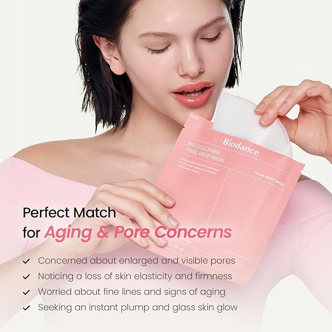 BIODANCE Bio-Collagen Real Deep Mask, Hydrogel Mask (34g x 4pcs)