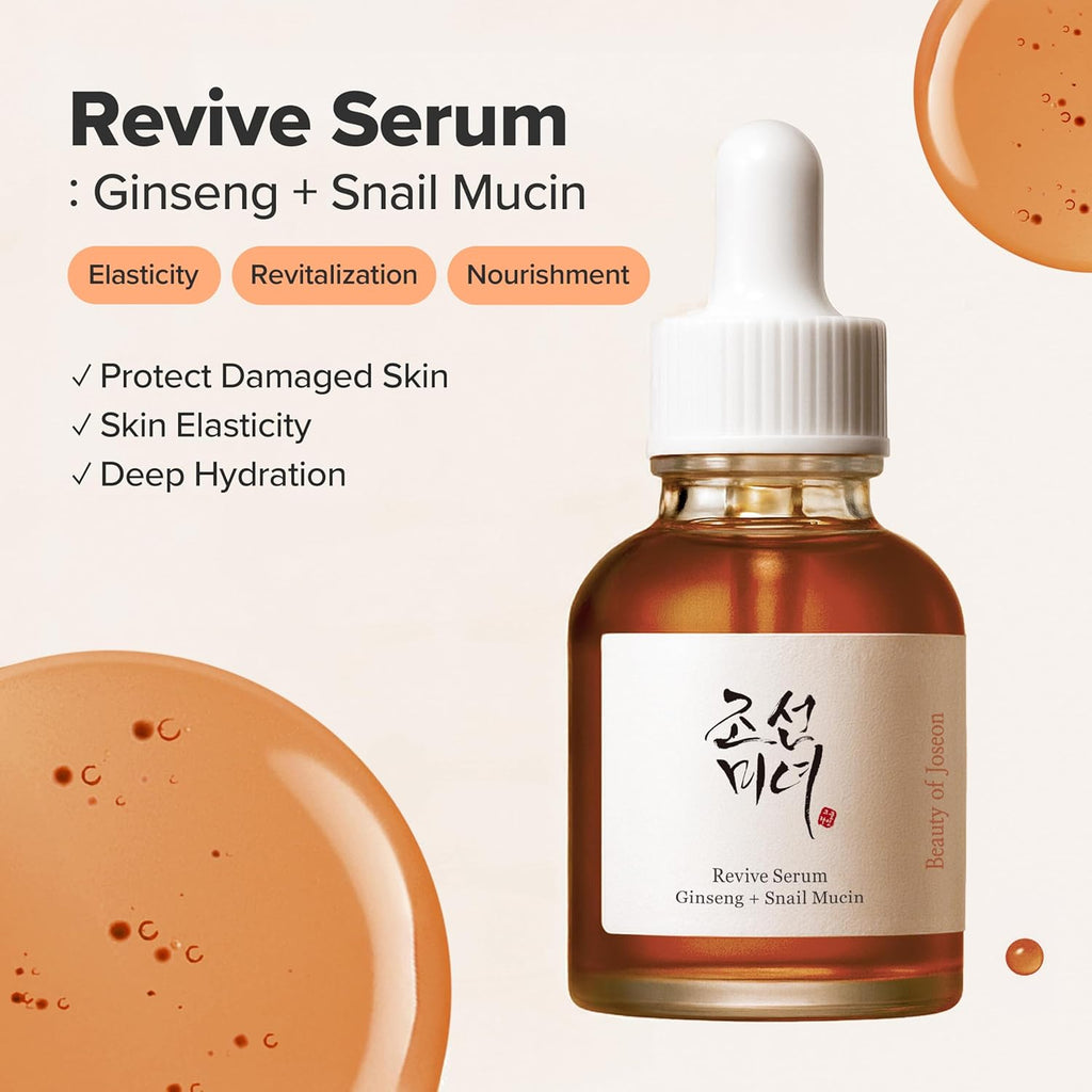 Beauty of Joseon Revive Serum: Ginseng + Snail Mucin (30ml)