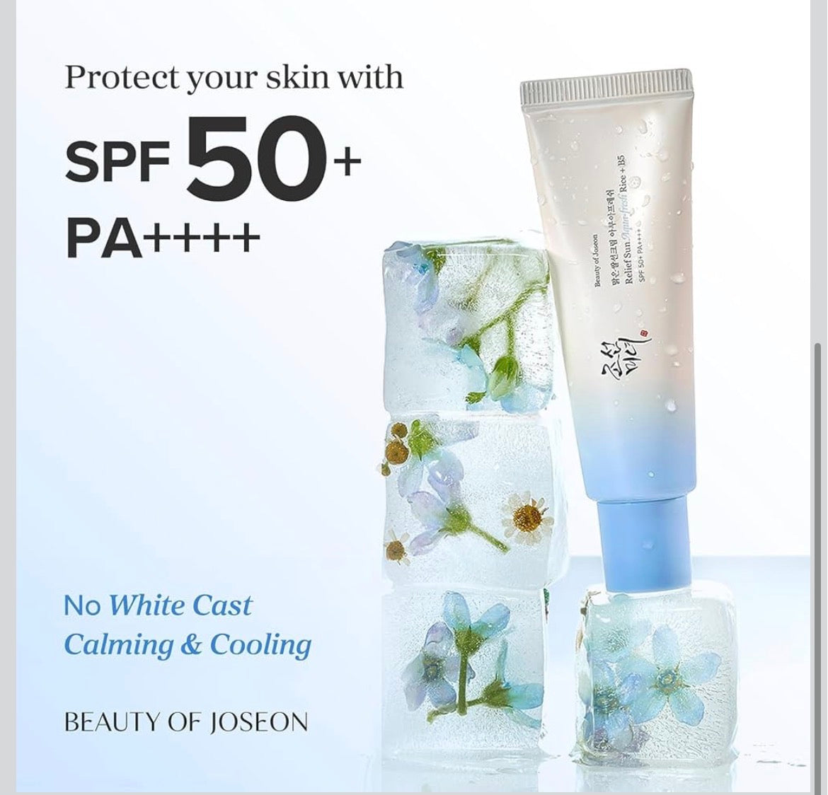 Beauty of Joseon Relief Sun Aqua-Fresh: Rice + B5 SPF50+ PA++++ (50ml)