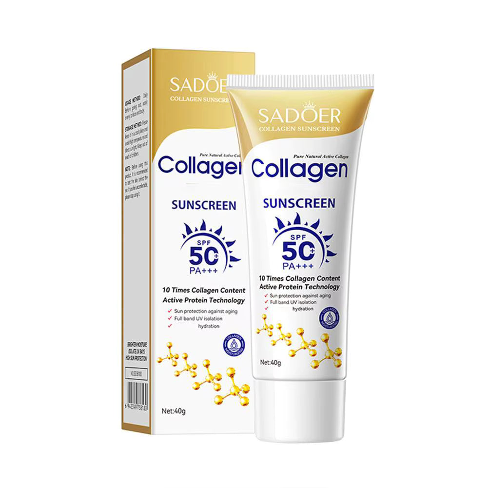 SADOER Collagen Sunscreen SPF 50+ PA+++ (40g)